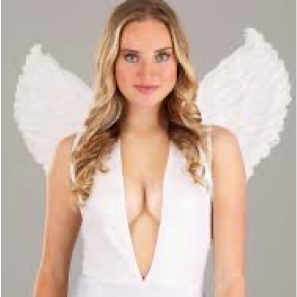 👼🏻White One size Angel/Fairy wings. - Picture 1 of 4